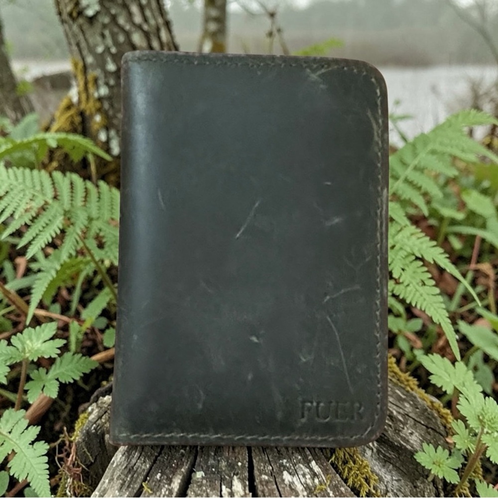 Green Leather Wallet
